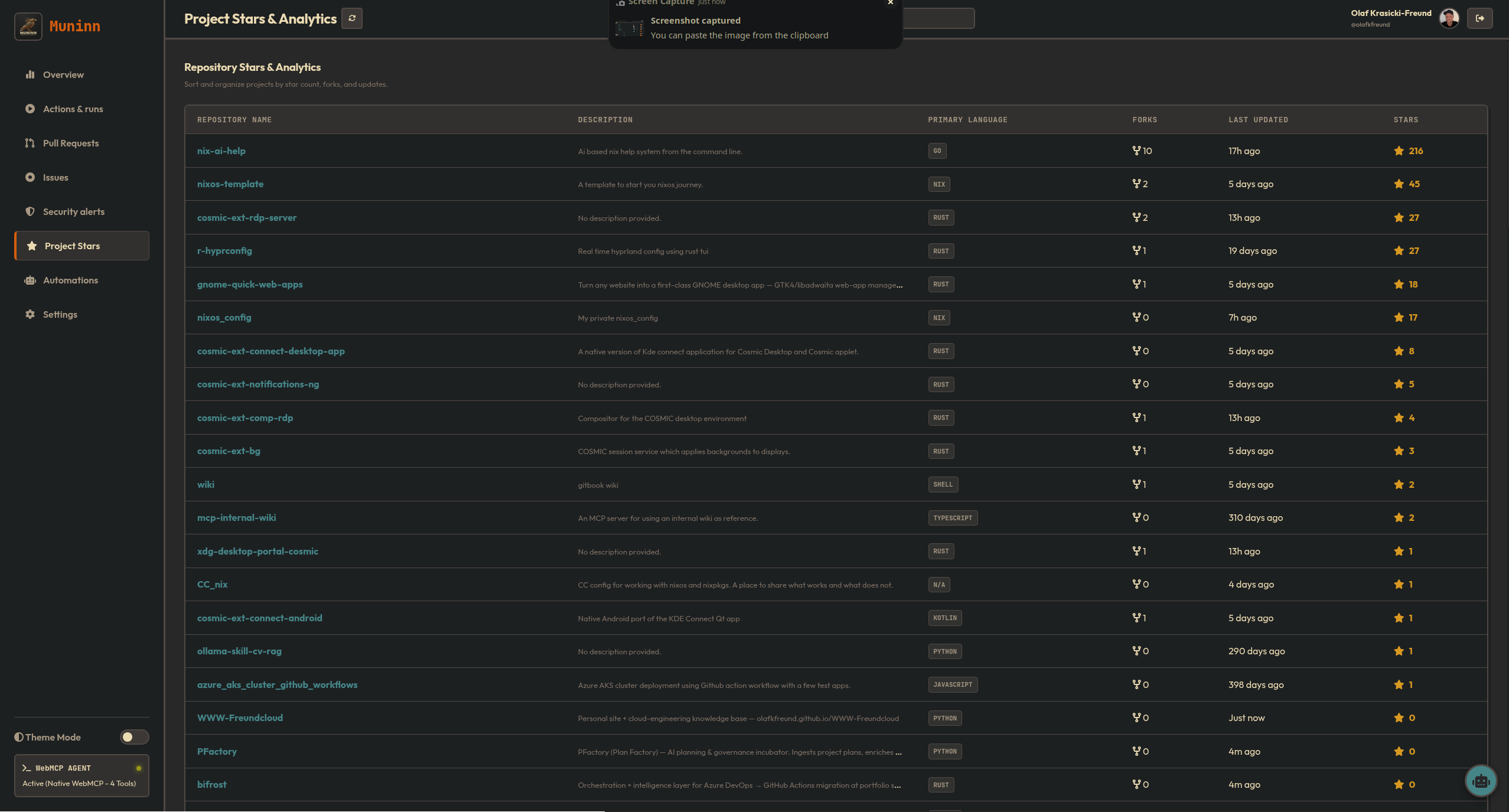 Security Alerts Pane