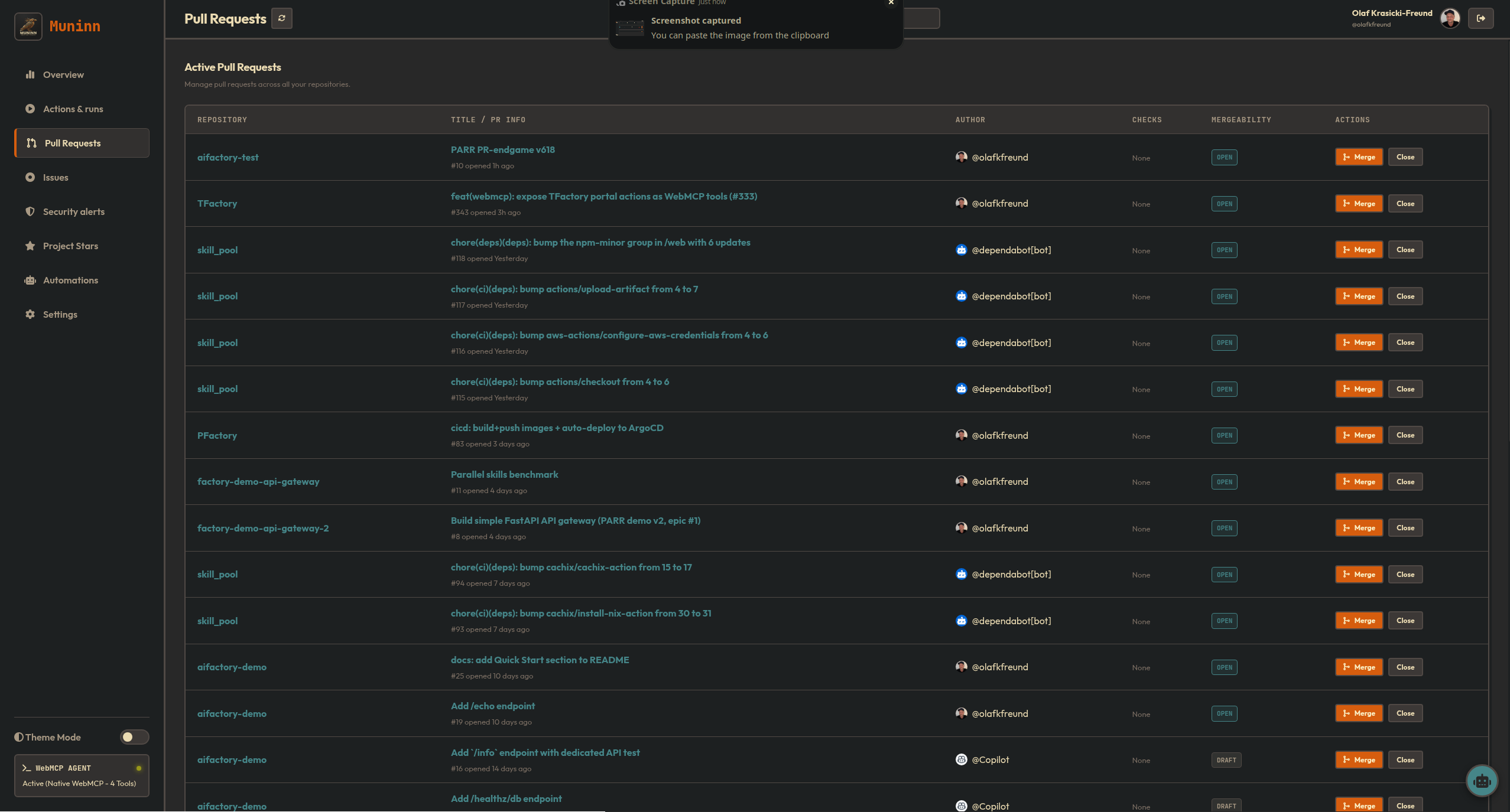 Workflow Actions Monitor